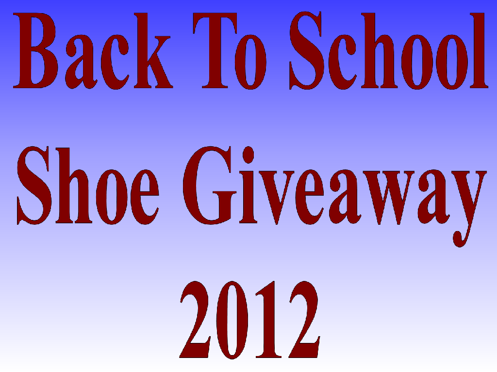 Shoe Giveaway 2012