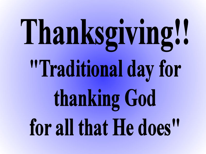 Thanksgiving